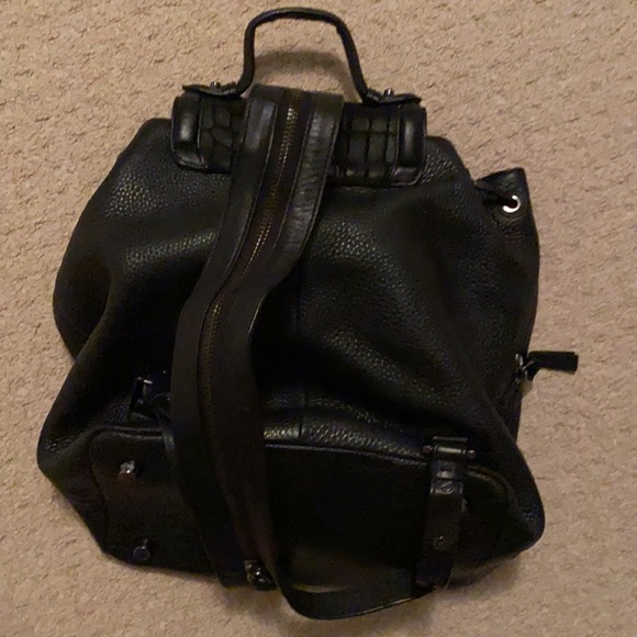 Genuine leather black Mackage backpack/ bag. - Picture 2 of 10